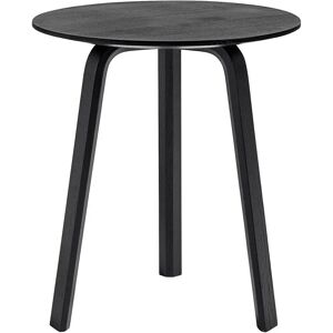 HAY Bella Coffee Table - Ø 45 cm - Svart lakkert eikefinér HAY Bella Coffee Table - Ø 45 cm - Svart lakkert eikefinér