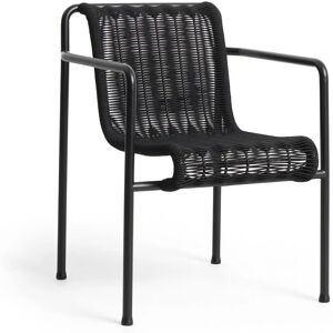 Hay Palissade Cord Spise-stol - Resirkulert polyester, Stål, Svart Hay Palissade Cord Spise-stol - Resirkulert polyester, Stål, Svart