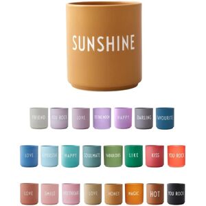 Design Letters Porcelenskrus - Sunshine - One Size - Krus Design Letters Porcelenskrus - Sunshine - One Size - Krus