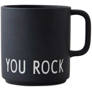 Design Letters Svart You Rock Mugg - Kopp - 10101008BK Design Letters Svart You Rock Mugg - Kopp - 10101008BK