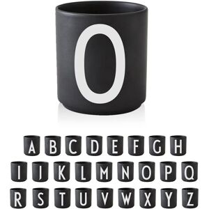 Taza de Porcelana Negra Design Letters D - Taza Taza de Porcelana Negra Design Letters D - Taza