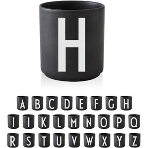 Design Letters Svart H Kopp - Kopp Design Letters Svart H Kopp - Kopp