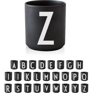 Design Letters Svart Bone China Kopp A-Z Design Letters Svart Bone China Kopp A-Z
