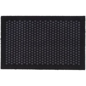 Tica Copenhagen Dot Dørmatte - 60x90cm, Svart/Grå Tica Copenhagen Dot Dørmatte - 60x90cm, Svart/Grå