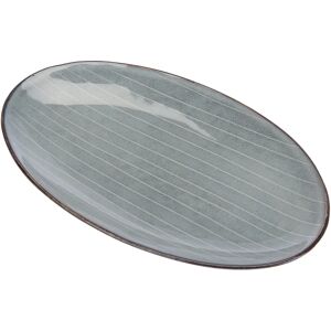 Broste Copenhagen Nordic Sea Ovalt Serveringsfat - Keramikk Blå 22x13,6cm Broste Copenhagen Nordic Sea Ovalt Serveringsfat - Keramikk Blå 22x13,6cm