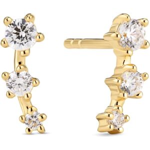 Sif Jakobs 18K guldbelagt vita zirkonia Lucente Tre - Örhängen Sif Jakobs 18K guldbelagt vita zirkonia Lucente Tre - Örhängen