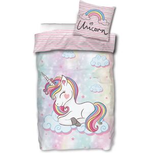 Licens Unicorn Sengesæt - 150x210 cm - Sovende Enhjørning - Børneværelse Licens Unicorn Sengesæt - 150x210 cm - Sovende Enhjørning - Børneværelse