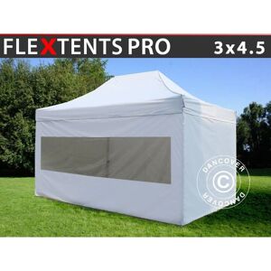 Dancover Bianco FleXtents PRO 3x4,5m Gazebo pieghevole con 4 pareti Dancover Bianco FleXtents PRO 3x4,5m Gazebo pieghevole con 4 pareti