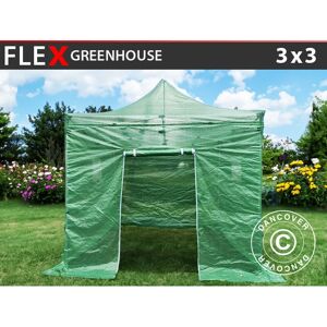 DANCOVER - FleX 3x3m - Verde - 3x3 m - Invernadero DANCOVER - FleX 3x3m - Verde - 3x3 m - Invernadero