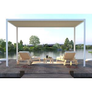 Dancover San Fernando 4x4m Pérgola Beige/Blanco - Pérgola Pavilion Dancover San Fernando 4x4m Pérgola Beige/Blanco - Pérgola Pavilion