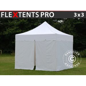 Dancover Carpa plegable FleXtents PRO - Blanco - 3x3 m - Carpa plegable Dancover Carpa plegable FleXtents PRO - Blanco - 3x3 m - Carpa plegable