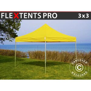 Dancover Giallo 3x3m Gazebo Pop-up FleXtents PRO Dancover Giallo 3x3m Gazebo Pop-up FleXtents PRO