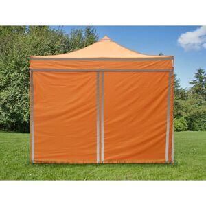 Gazebo plegable FleXtents PRO Naranja 3x3m con 4 paredes Gazebo plegable FleXtents PRO Naranja 3x3m con 4 paredes