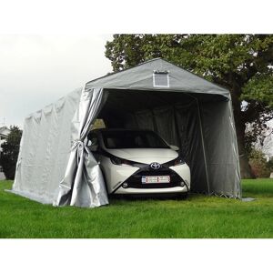 Dancover Garaje portátil Basic 3,3x7,2m PE, Gris - Garaje portátil Dancover Garaje portátil Basic 3,3x7,2m PE, Gris - Garaje portátil