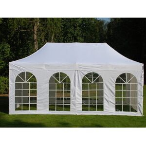 Gazebo Plegable Blanco FleXtents Basic v.3 3x6m con 4 paredes Gazebo Plegable Blanco FleXtents Basic v.3 3x6m con 4 paredes