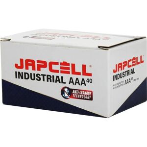 Japcell LR03 1,5V Batteri - Pakke á 40 stk Japcell LR03 1,5V Batteri - Pakke á 40 stk