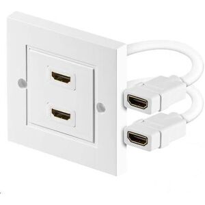 Microconnect HDMI Wandsteckdose - Weiß - HDMI Dose Microconnect HDMI Wandsteckdose - Weiß - HDMI Dose