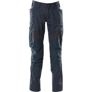 Pantaloni da lavoro elasticizzati blu navy scuro con tasche ginocchio - Uomo Pantaloni da lavoro elasticizzati blu navy scuro con tasche ginocchio - Uomo