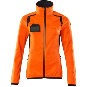 Mascot Sudadera de felpa para mujer con cremallera - Hi-vis naranja/azul Mascot Sudadera de felpa para mujer con cremallera - Hi-vis naranja/azul