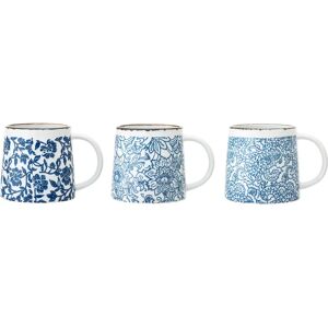 Bloomingville Model 82045642 Blue White Floral Mug Set - Cup Bloomingville Model 82045642 Blue White Floral Mug Set - Cup