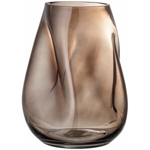 Bloomingville 82048946 Vase - Asymmetrisk Brunt Glassdekor Bloomingville 82048946 Vase - Asymmetrisk Brunt Glassdekor