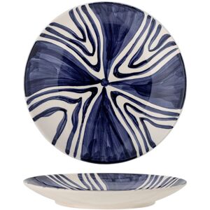 Assiette Shama de Bloomingville - Bleu - Grès - Vaisselle - Publicité Assiette Shama de Bloomingville - Bleu - Grès - Vaisselle - Publicité