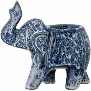Bloomingville 82060813 Kerzenhalter - Steingut Blau Bloomingville 82060813 Kerzenhalter - Steingut Blau
