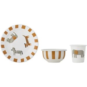 Bloomingville - Jesse - Pomarańczowy - 3 szt - Tableware set Bloomingville - Jesse - Pomarańczowy - 3 szt - Tableware set