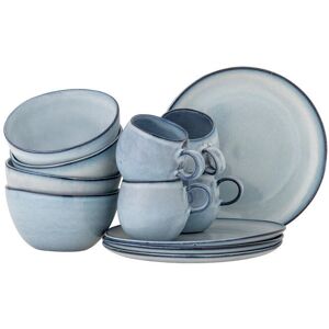 Bloomingville Sandrine Ensemble Petit Déjeuner en Gres Bleu - Ensemble de Petit Déjeuner - Publicité Bloomingville Sandrine Ensemble Petit Déjeuner en Gres Bleu - Ensemble de Petit Déjeuner - Publicité