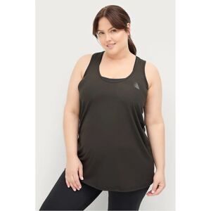 Zizzi - Basic S/L Racerback Top - Svart - Kvinne Zizzi - Basic S/L Racerback Top - Svart - Kvinne