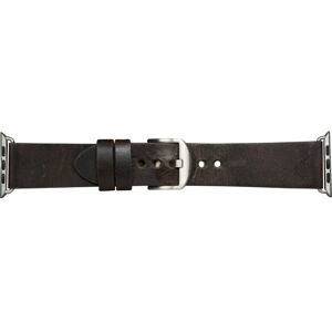 Bracelet Apple Watch - Cuir, Brun Argenté - 44mm - Bracelet de Montre - Publicité Bracelet Apple Watch - Cuir, Brun Argenté - 44mm - Bracelet de Montre - Publicité
