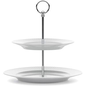 Lyngby Porcelain Rhombe Tårtfat - 27cm Vit Lyngby Porcelain Rhombe Tårtfat - 27cm Vit