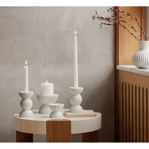 Lyngby Porcelæn Tura Ljuslykta - 14cm Vit Lyngby Porcelæn Tura Ljuslykta - 14cm Vit