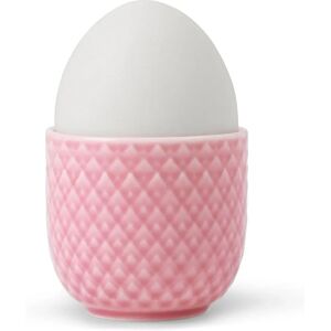 Lyngby Egg Cup - Rhombe Pattern - Pink - Egg Cup - Egg Holder Lyngby Egg Cup - Rhombe Pattern - Pink - Egg Cup - Egg Holder