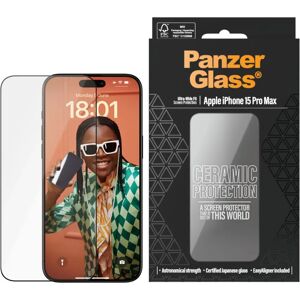 PanzerGlass iPhone 15 Pro Max Keramik Displayschutz Ultra-Breit Passform - Displayschutz PanzerGlass iPhone 15 Pro Max Keramik Displayschutz Ultra-Breit Passform - Displayschutz