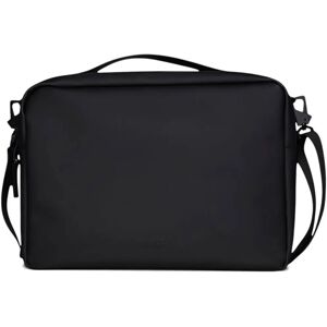 Rains Black Waterproof 13/14" Laptop Bag - Unisex Rains Black Waterproof 13/14" Laptop Bag - Unisex