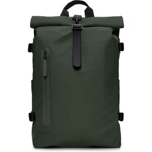 Sac à dos Rains Rolltop (14590) - vert - Publicité Sac à dos Rains Rolltop (14590) - vert - Publicité