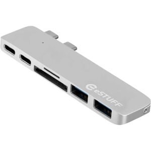 eSTUFF ES84122 Argent Station d'accueil - USB-C/Thunderbolt 3 eSTUFF ES84122 Argent Station d'accueil - USB-C/Thunderbolt 3