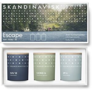 Skandinavisk Escape Mini Trio Scented Candles Gift Set - Candles Skandinavisk Escape Mini Trio Scented Candles Gift Set - Candles