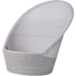 Cane-line Kingston Lounge Stol - Hjul - Hvit Grå Cane-line Kingston Lounge Stol - Hjul - Hvit Grå