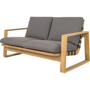 Cane-line Endless Soft 2-seters sofa - Utendørs, Mørkgrå / Teak Cane-line Endless Soft 2-seters sofa - Utendørs, Mørkgrå / Teak