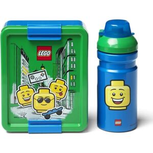Lego Storage Lunch-Set Blau/Grün - Lebensmittelsicher, 390ml Lego Storage Lunch-Set Blau/Grün - Lebensmittelsicher, 390ml