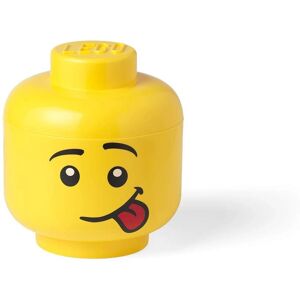 LEGO Aufbewahrungs Kopf Gelb - Lustiges Gesicht - LEGO LEGO Aufbewahrungs Kopf Gelb - Lustiges Gesicht - LEGO