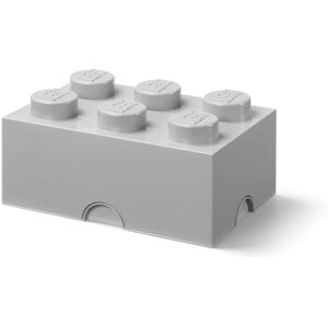 LEGO Opbevaringsboks - 6 knapper - 37,5x25x18 - Stone G LEGO Opbevaringsboks - 6 knapper - 37,5x25x18 - Stone G