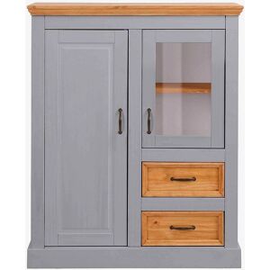 Loft24 Korkeakiiltolipasto Selma - Luonnollinen puu, lasiovi - Lipasto Loft24 Korkeakiiltolipasto Selma - Luonnollinen puu, lasiovi - Lipasto