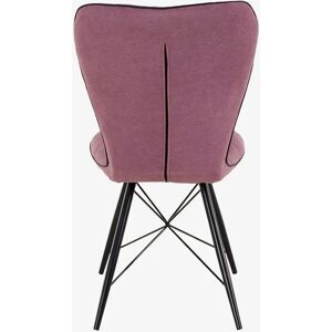 Loft24 Viola Spisebordsstol - Moderne polyester Lilla 91x48x62 cm Loft24 Viola Spisebordsstol - Moderne polyester Lilla 91x48x62 cm