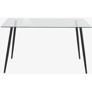 Loft24 Danny 140 Sort Spisebord - Homeroom Loft24 Danny 140 Sort Spisebord - Homeroom