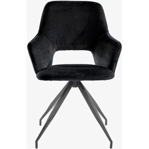 Loft24 Tracy Stol med armlene - 2 stk - Svart - Stol Loft24 Tracy Stol med armlene - 2 stk - Svart - Stol