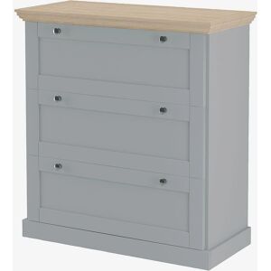 Loft24 Binz Skab - Grå/Braun - 75x35x80cm - Indendørs Loft24 Binz Skab - Grå/Braun - 75x35x80cm - Indendørs
