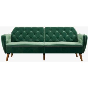 Novogratz Tallulah sovesofa - Vintage design - Grønn Novogratz Tallulah sovesofa - Vintage design - Grønn